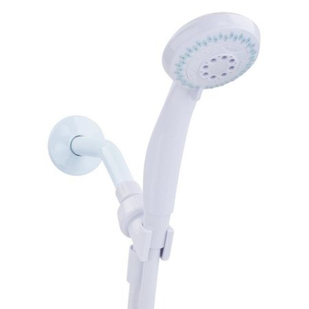 OAKBROOK COLLECTION Oakbrook 4705406 White 3 Settings Handheld Showerhead - 1.8 gpm 4705406